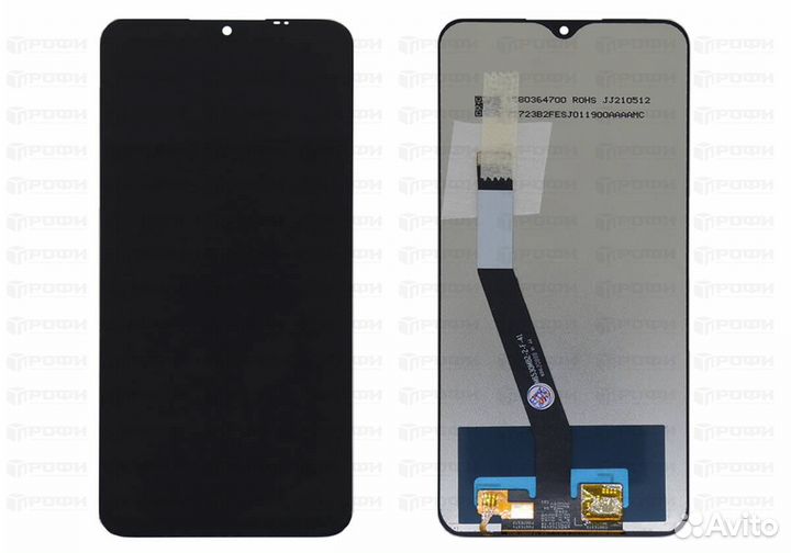 Дисплей Xiaomi Redmi 9 (m2004j19ag) +тачскрин