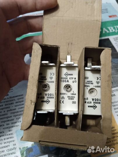 Предохранитель NH 000 KTF/gG M 100 A