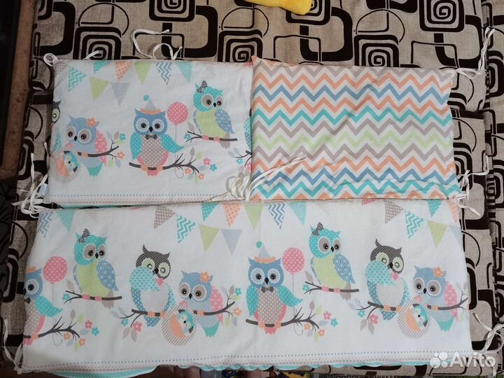 Бортики в детскую кроватку