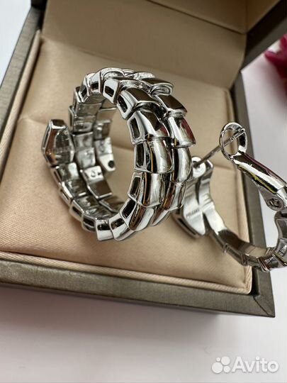 Сеьги и кольцо bvlgari