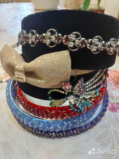 Для волос ободок, бублик