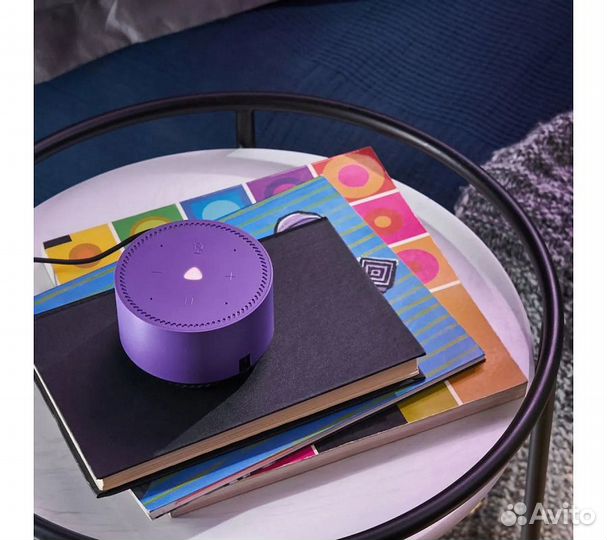 Умная колонка Яндекс Станция Лайт с Алисой, фиолет