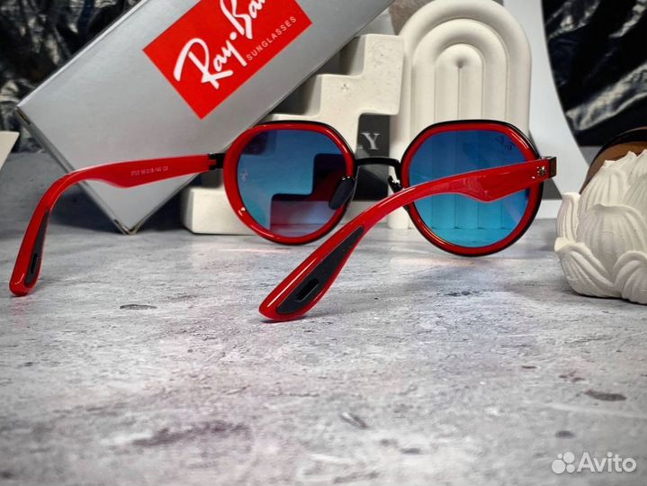 Очки Ray Ban ferrari красный градиент