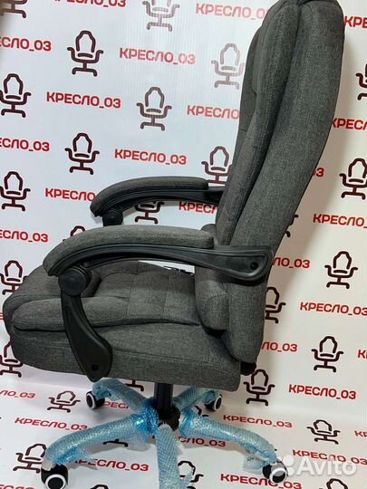 Офисное кресло руководителя, текстиль