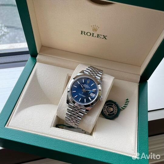 Часы rolex datejust 41mm 126334 blue
