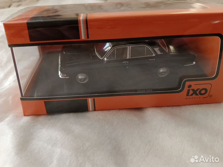 Волга 24 чёрная в масштабе 1/43