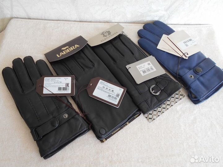 Перчатки мужские Eleganzza, Labbra новые 8, 9,5