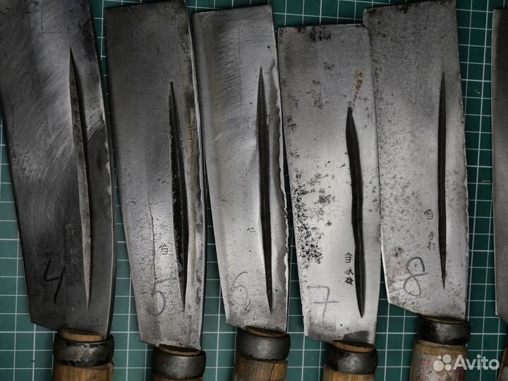 Японские кованные ножи-топорики ната