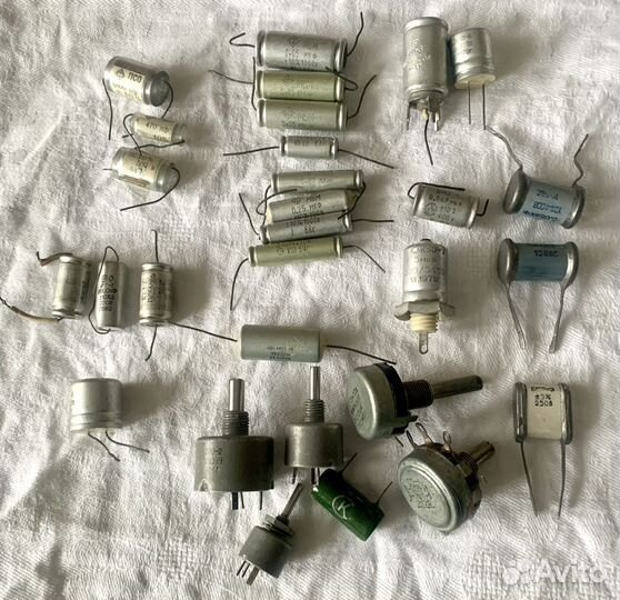 Конденсаторы резисторы СССР псо,фт,к50,мбм