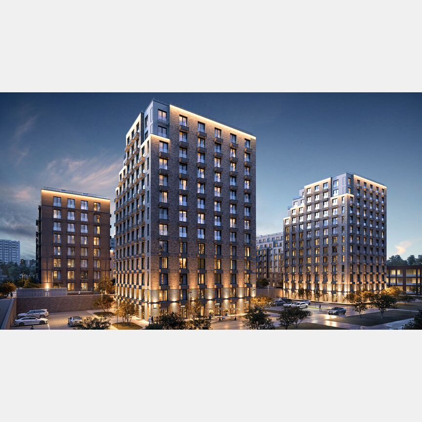 3-к. квартира, 71,3 м², 2/8 эт.