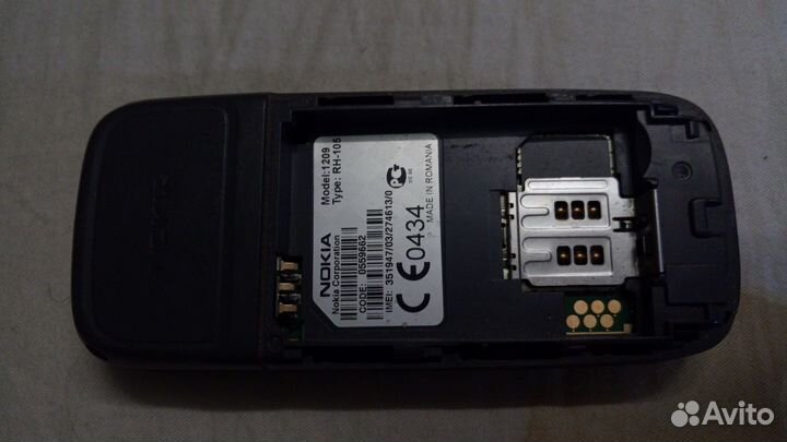 Nokia 1209 оригинал 2008год
