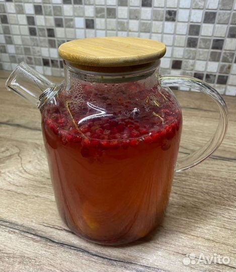 Новый заварочный чайник стекло 1,6 литра