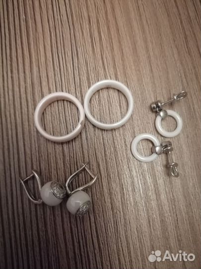 Кольца, браслет серебро