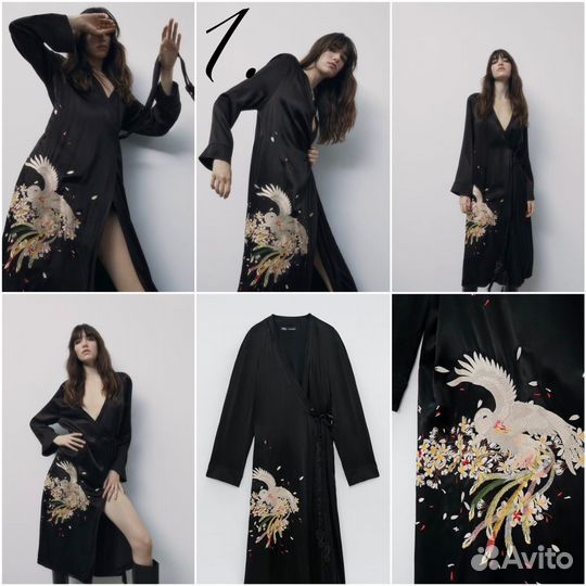 Платье кимоно Zara