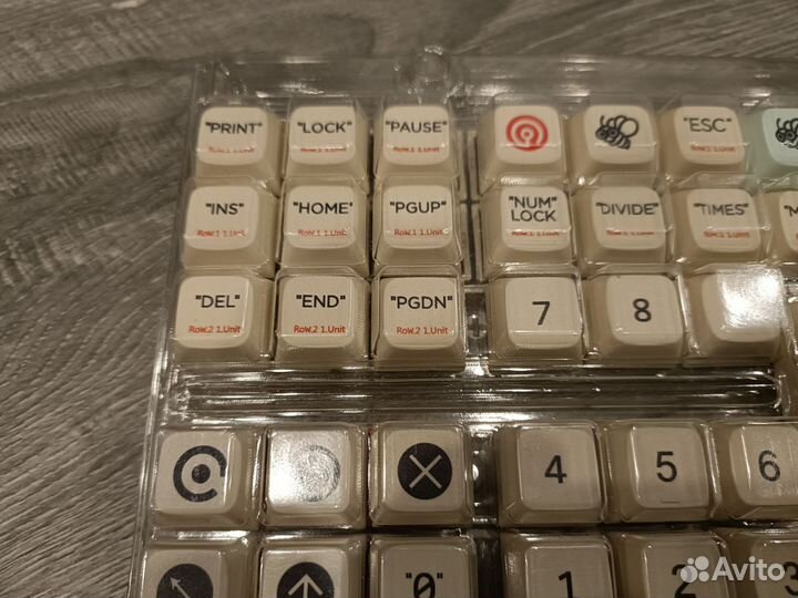 Кейкапы pbt xda с кириллицей новые