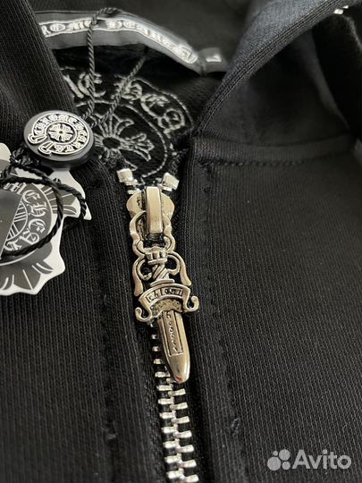 Zip hoodie chrome hearts
