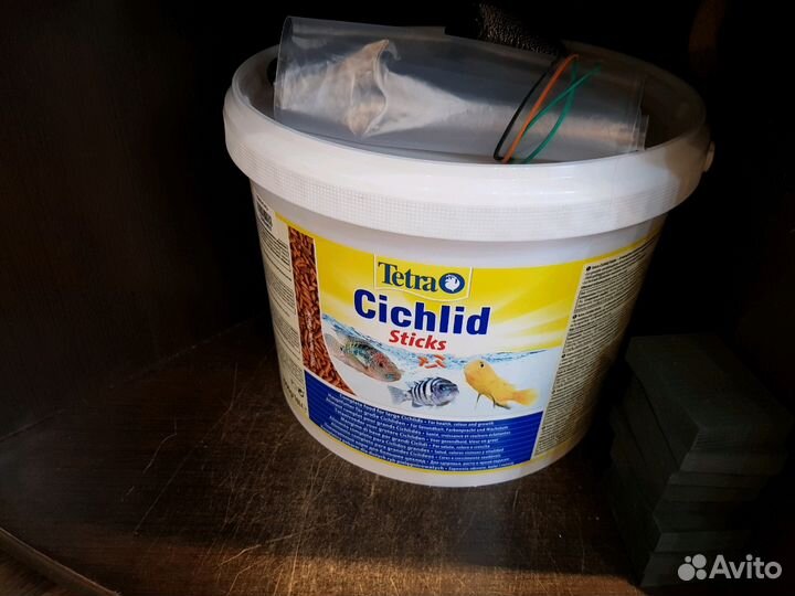 Корм для рыбок цихлид Tetra cichlid sticks 1-литр