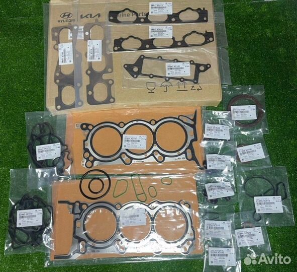 Набор комплект прокладок двигателя G80 Azera