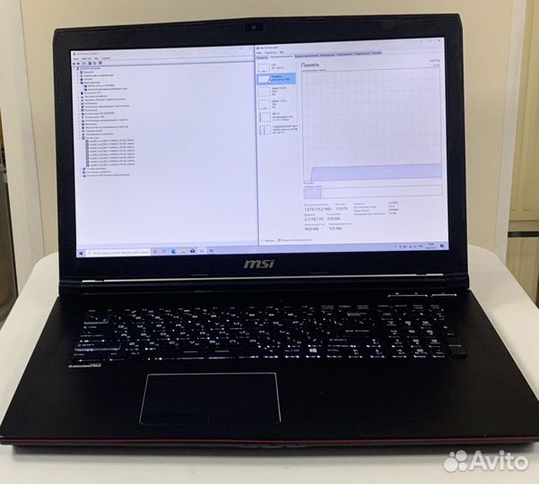 Мощный игровой ноутбук MSI core I7/GTX960M/16,0GB