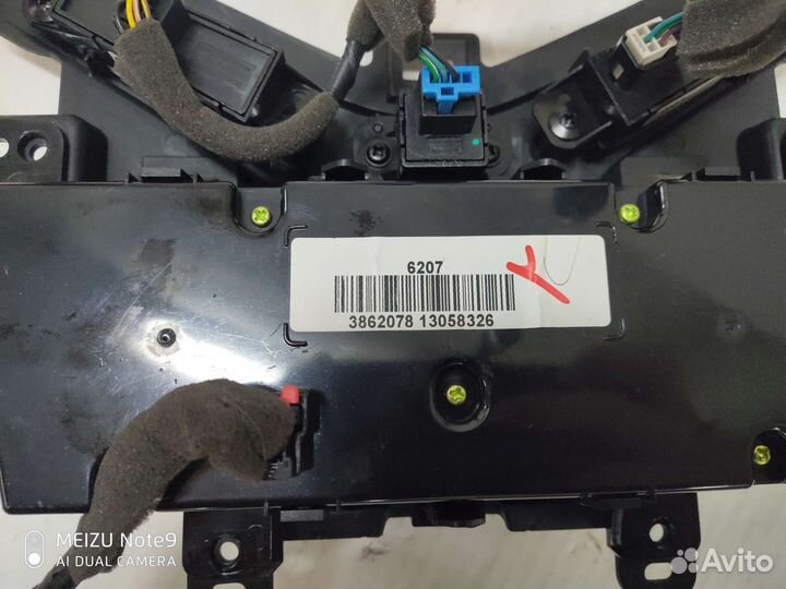 Chevrolet cruze блок управления климатом