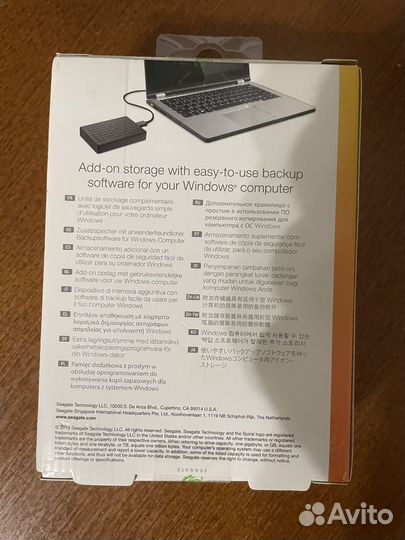 Новый внешний жесткий диск Seagate Expansion+ 4Tb