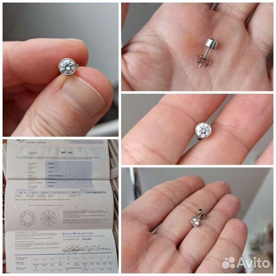 Золотые сережки с натуральными камнями