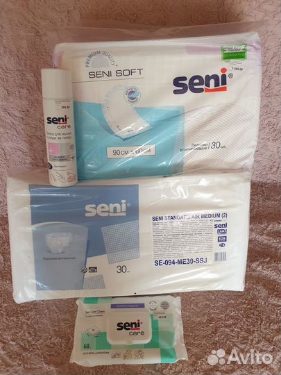 Набор Seni для ухода за лежачим пенсионером