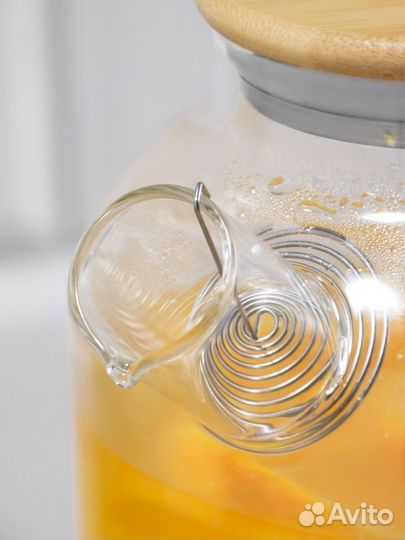 Чайник заварочный стеклянный 1600 мл новый