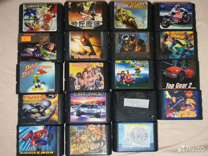 Картриджи на sega