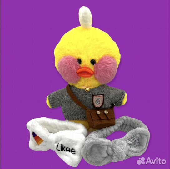 Мягкая игрушка утка 30 см