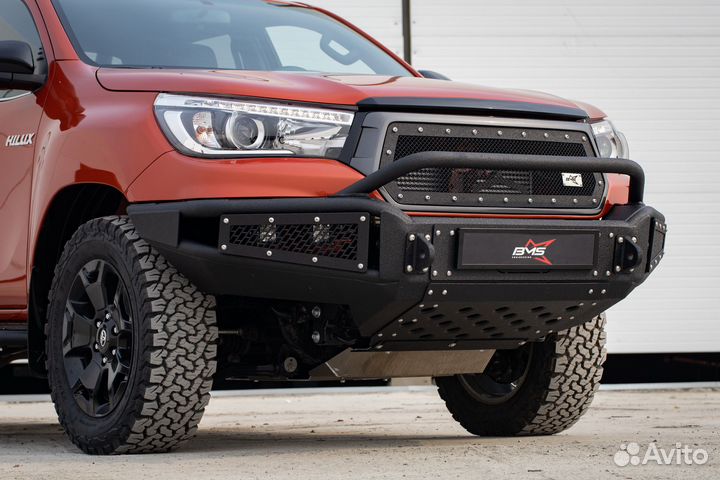 Бампер силовой передний BMS alfa для Тойота Хайлюк