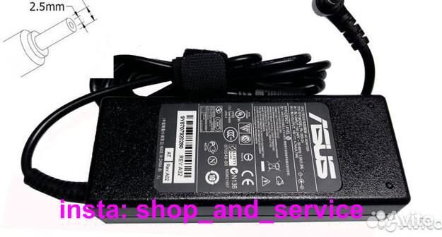 Зарядка для ноутбука asus 19V 4,7A (90W) 5,5x2,5мм