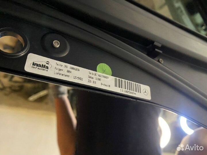 Люк в сборе Mercedes S W221