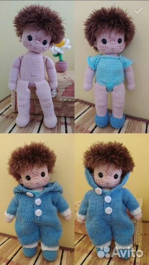 Кукла Вязаные игрушки ручной работы