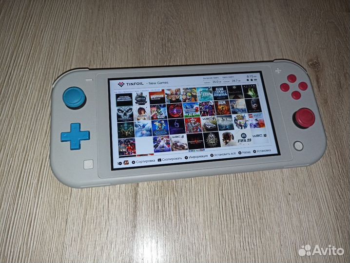 Nintendo switch lite zacian and zamazenta прошитая