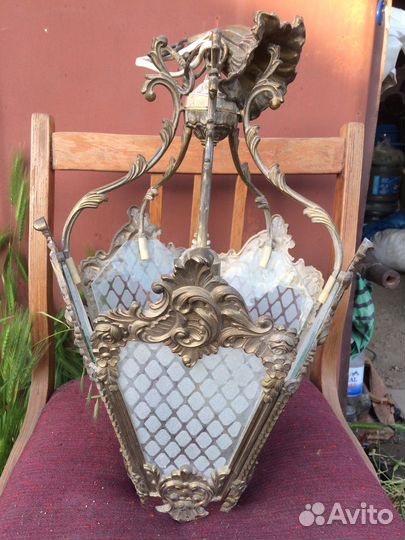 Люстра потолочная фонарь винтаж