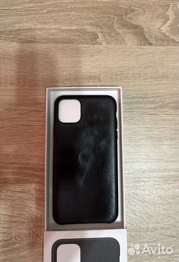 Чехол на iPhone 11 pro max кожаный