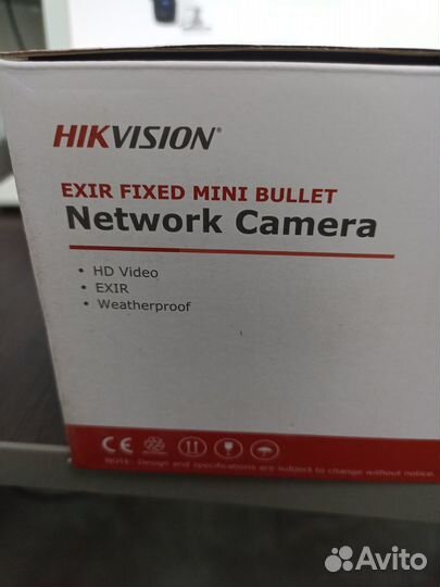 Видеокамера hikvision цилиндрическая уличная 4мр