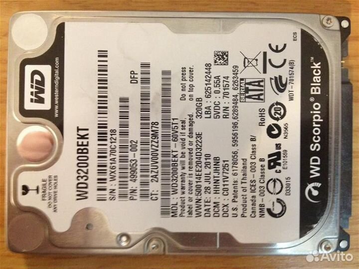 Жесткий диск WD