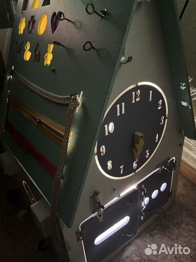 Бизиборд домик со светом большой