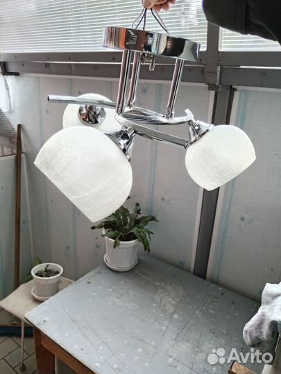 Люстра потолочная бу