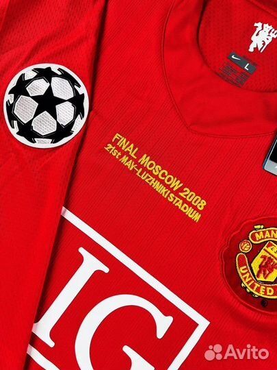 Ronaldo Manchester United футбольная футболка Nike