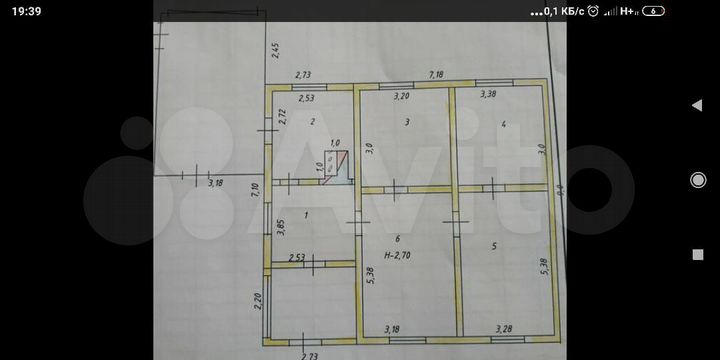 Дом 72 м² на участке 24 сот.