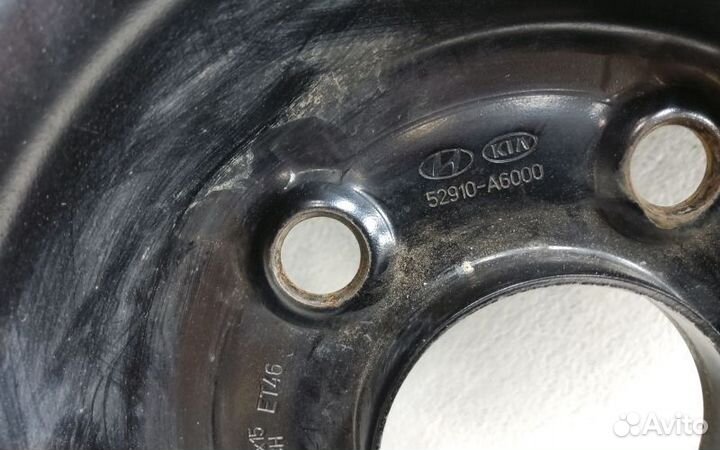 Диск колеса штампованный Hyundai i30 2 R15