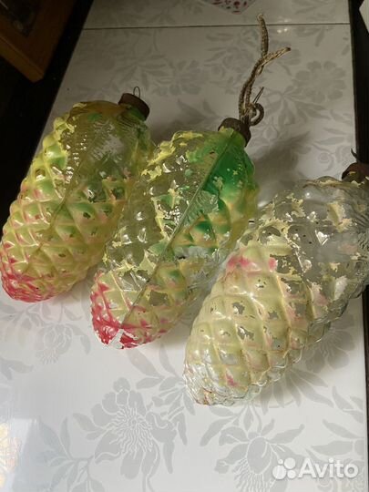 Елочные игрушки СССР шишка кремлевская