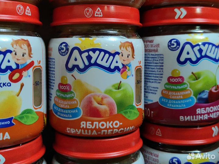 Детское фруктовое пюре Агуша - обмен