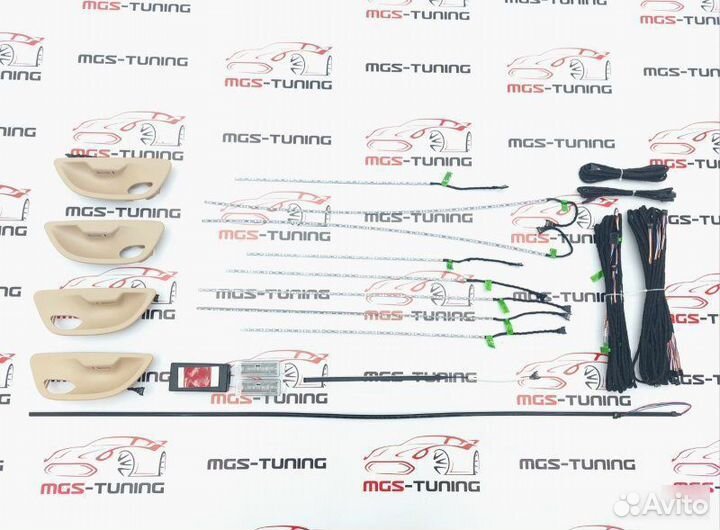 Подсветка салона Ambient бежевая BMW 5 F10 бмв ф10