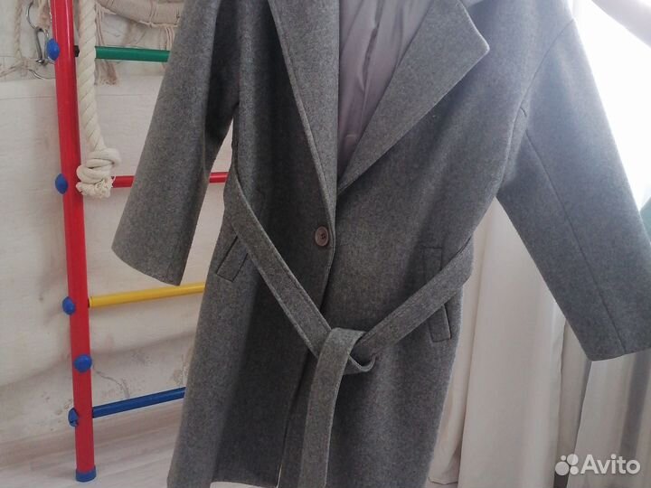 Пальто женское демисезонное 50 52 шерстяное