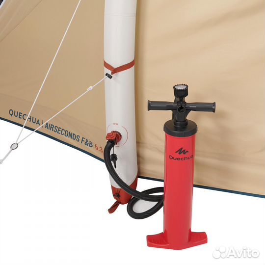 Надувная палатка Quechua 6.3 Air Seconds F/B