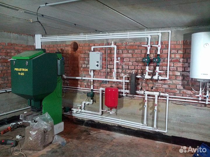 Монтаж отопления, сборка котельных